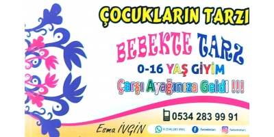 ÇOCUKLARIN VE BEBEKLERİN TARZI BURADA ÇARŞI AYAĞINIZA GELDİ