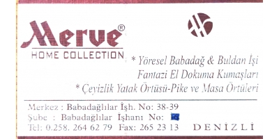 BABADAĞ BULDAN İŞİ DOKUMA KUMAŞLARI VE ÇEYİZLİKLER