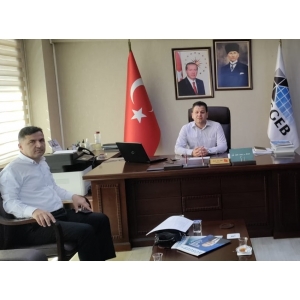 Terziler Odası Başkanı Ahmet CAN ve yönetim kurulu kosgeb il müdürlüğünü ziyaret etti.