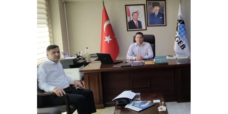 Terziler Odası Başkanı Ahmet CAN ve yönetim kurulu kosgeb il müdürlüğünü ziyaret etti.