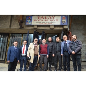 YAŞAYAN KÜLTÜR MİRASI İŞLETMELER DESTEK PROGRAMI kapsamında destek alan üyemiz Aykut TALAY (TALAY BOYA) ziyaretimiz