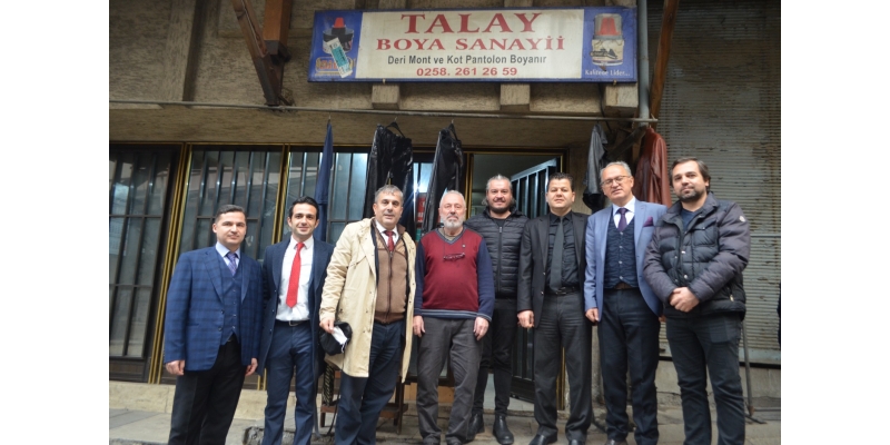 YAŞAYAN KÜLTÜR MİRASI İŞLETMELER DESTEK PROGRAMI kapsamında destek alan üyemiz Aykut TALAY (TALAY BOYA) ziyaretimiz