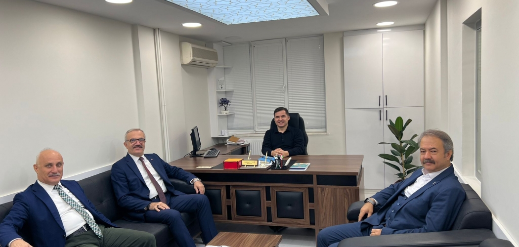 Denizli Esnaf Odaları Başkanları Denizli Terziler Odası Başkanı Ahmet CAN 'ı ziyaret ettiler.