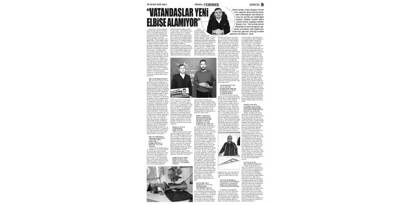 GÜNEŞ GAZETESİ  28 OCAK 2025 SALI