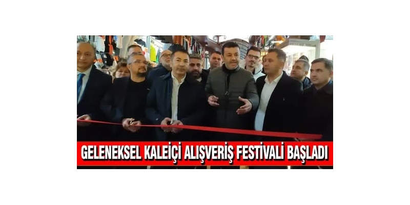 Geleneksel Kaleiçi Alışveriş Festivali başladı