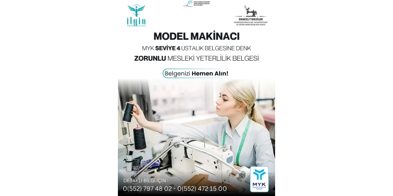 TERZİLER MESLEKİ YETERTLİLİK BELGESİNİ ALDINIZ MI
